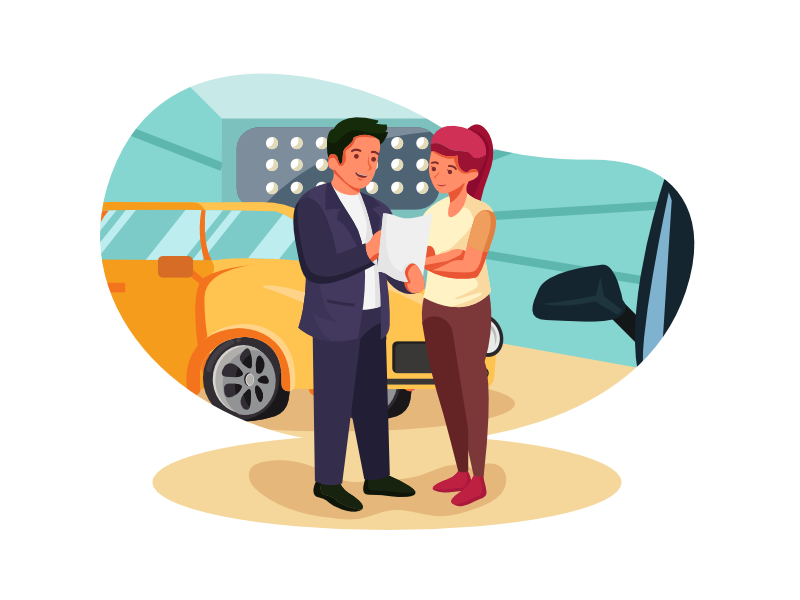 Webseite für Autohandel